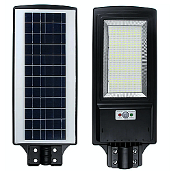RESIGILAT Lampa Stradala 400W 936 Led SMD Cu panou solar Senzor de Lumina Telecomanda (GEAM FISURAT) 