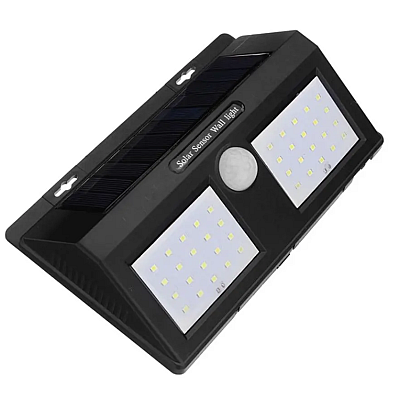 UB Lampa solara DUBLA  40 LED cu senzor de miscare si lumina