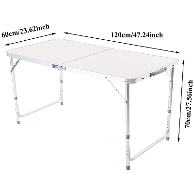 Masa Pliabila Portabila 120 x 60 x 70/62/55 cm