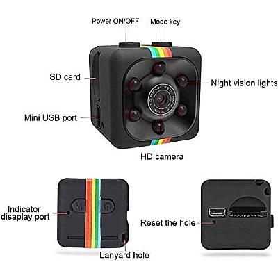Mini Camera SQ11 FHD 1080p