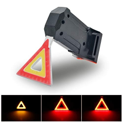 Mini Stop LED Bicicleta Semnalizare TRIUNGI Incarcare USB Mini Stop LED Bicicleta Semnalizare TRIUNGI Incarcare USB