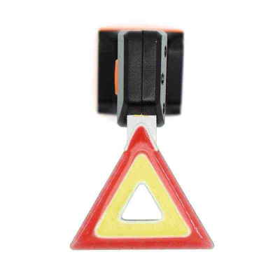 Mini Stop LED Bicicleta Semnalizare TRIUNGI Incarcare USB Mini Stop LED Bicicleta Semnalizare TRIUNGI Incarcare USB