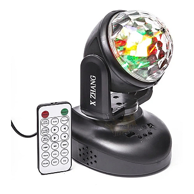 Proiector Disco LSY080 LED rotativ 360 cu telecomanda