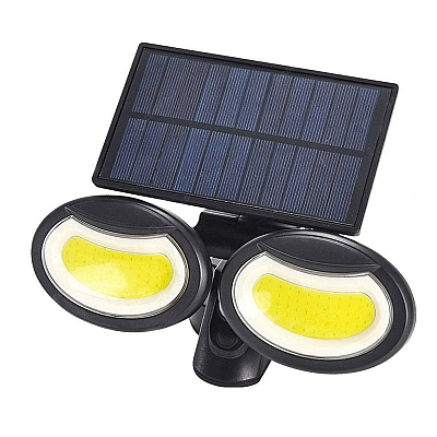 Proiector Dublu COB Cu Panou Solar SH-056 B XL