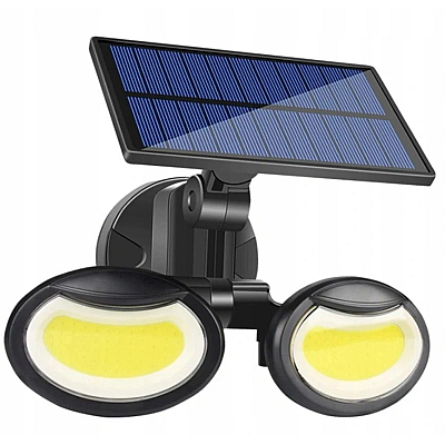 Proiector Dublu COB Cu Panou Solar SH-056 B XL