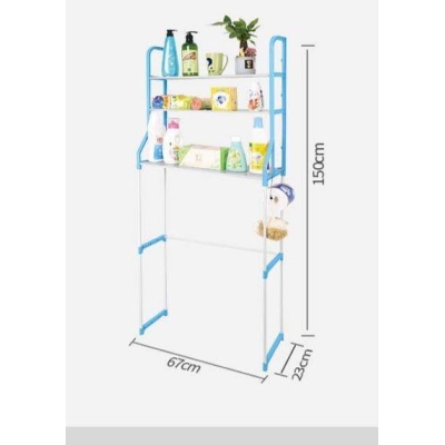Raft de Depozitare/Organizator pentru Masina de Spalat, 3 Polite, 67x23x150 Raft de Depozitare/Organizator pentru Masina de Spalat, 3 Polite, 67x23x150