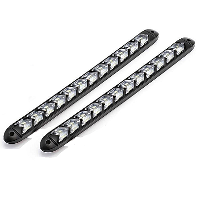 UB Set 2 Benzi LED SAGEATA DRL 30 cm - 12 module