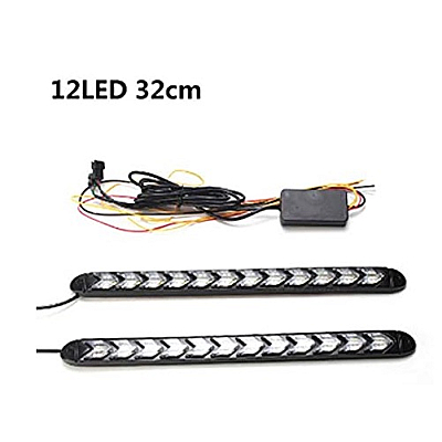 UB Set 2 Benzi LED SAGEATA DRL 30 cm - 12 module