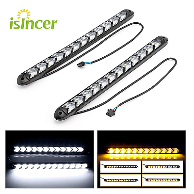 UB Set 2 Benzi LED SAGEATA DRL 30 cm - 12 module