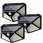 Set 3 Lampi ULTRA 100 LED Solare cu senzor de miscare si lumina 3 moduri ILUMINARE  Set 3 Lampi ULTRA 100 LED Solare cu senzor de miscare si lumina 3 moduri ILUMINARE