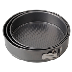 Set 3 tavi de tort cu dimensiuni diferite si fund detasabil 22-24-26 Set 3 tavi de tort cu dimensiuni diferite si fund detasabil 22-24-26