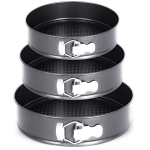 Set 3 tavi de tort cu dimensiuni diferite si fund detasabil 22-24-26 Set 3 tavi de tort cu dimensiuni diferite si fund detasabil 22-24-26