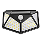 Set 3 Lampi ULTRA 100 LED Solare cu senzor de miscare si lumina 3 moduri ILUMINARE 