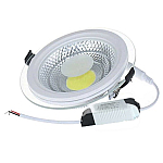 Spot Led COB 5W incastrabil tavan Fals si rigips cu margine de sticla