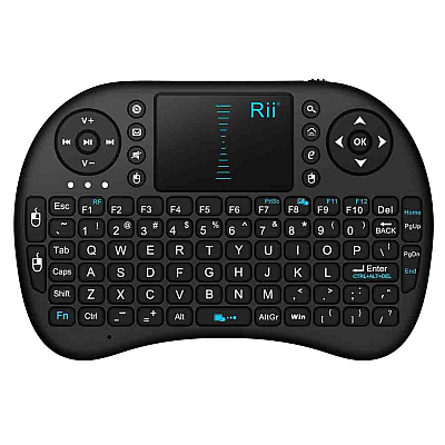 Tastatura Mini I8 Touchpad, Neagra