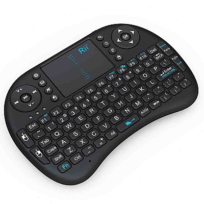 Tastatura Mini I8 Touchpad, Neagra