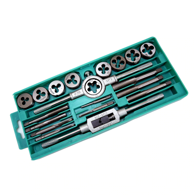 Trusa 20 filiere M3-M12 si tarozi 3-12mm Trusa 20 filiere M3-M12 si tarozi 3-12mm