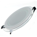 Aplica Rotunda 12W Led MAT incastrabila in tavan fals si rigips margine sticla