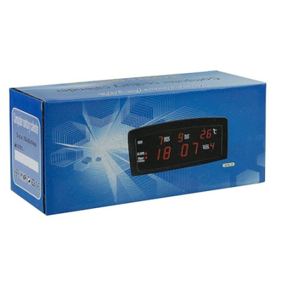 UB Ceas digital de masa 909-A LED cu alarma si termometru 