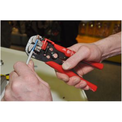 Cleste automat pentru dezizolat si taiat cabluri maner GALBEN