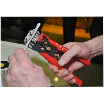 Cleste automat pentru dezizolat si taiat cabluri maner GALBEN