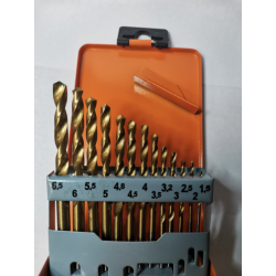 Cutie 13 burghii spirale HSS Ø 1.5 -6.5 mm 