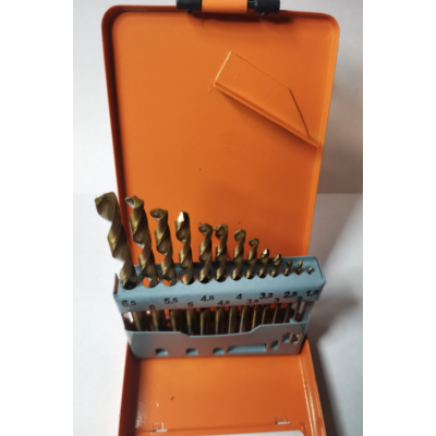 Cutie 13 burghii spirale HSS Ø 1.5 -6.5 mm