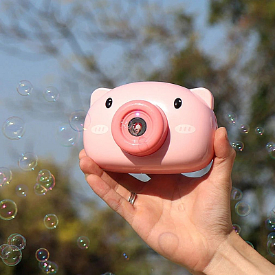 Aparat Foto Piggy Roz cu Baloane