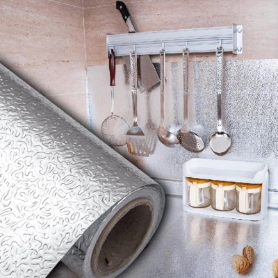 Folie Aluminiu Autoadeziva ARGINTIE Rezistenta 60x300 cm LY