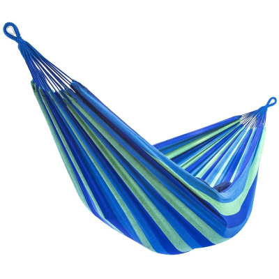 Hamac Dublu  160x200  din bumbac  Albastru