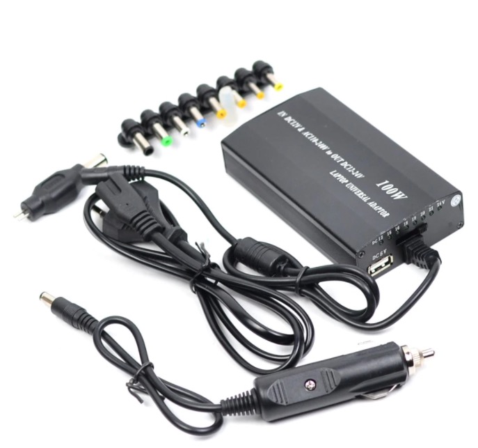 Fraction Christmas Agricultural Incarcator Laptop Auto + Priza cu 8 MUFE Universale 12v / 220v - AX45.1144