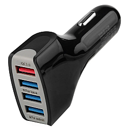 Incarcator auto 12V Car Charger Holder cu 4 USB si 35W