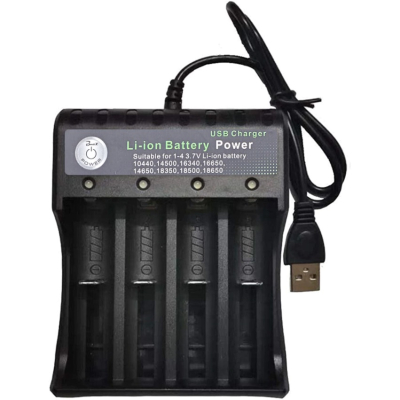 Incarcator MS-5D84A4 Acumulatori 4.2V Li-Ion 18650 cu 4 Porturi la USB AX