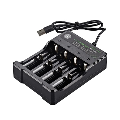 Incarcator MS-5D84A4 Acumulatori 4.2V Li-Ion 18650 cu 4 Porturi la USB XL