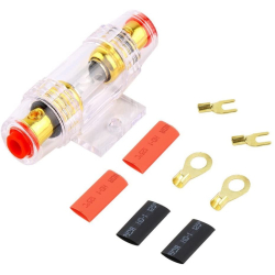 Kit 2 Cabluri AUDIO pentru Subwoofer cu Sigurante Putere maxima 1000W