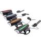 Kit 7588 lanterna pentru bicicletă cu Claxon reincarcabil prin USB