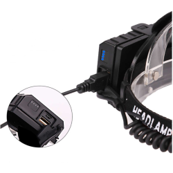 Lanternă LED de cap cu Zoom, P70