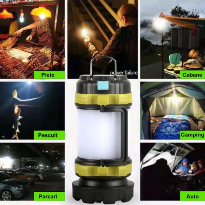 Lanterna de mana HC-260 Multifunctionala Led T6 30W  40SMD Alb, 40SMD Rosu HA