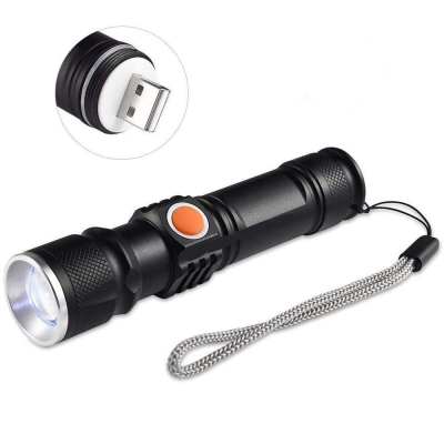 Lanterna de Mana Mini ST 515/616 LED T6 Zoom si Incarcare Directa USB Lanterna de Mana Mini ST 515/616 LED T6 Zoom si Incarcare Directa USB