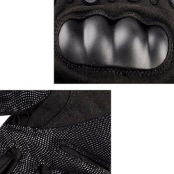 Manusi Biker L NEGRE Jumatate de deget