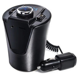 Modulator Bluetooth Auto ElektroStator BX6, FM, 2 x USB, Negru