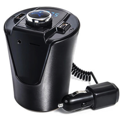 Modulator Bluetooth Auto ElektroStator BX6, FM, 2 x USB, Negru