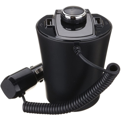 Modulator Bluetooth Auto ElektroStator BX6, FM, 2 x USB, Negru