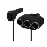 Priza auto 12V/24V Olesson 1634 cu 4 intrari 120W negru