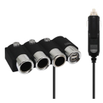 Priza Auto 12V  Olesson 1508 cu 5 intrari 120 W negru