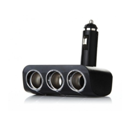 Priza auto 12V Olesson 1520 cu 3 intrari 120W negru