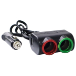 Priza auto 12V Olesson 1631 cu 3 intrari 120W negru