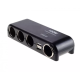Priza auto Olesson 1525  120W 2 x USB 3 prize + port iesire bricheta