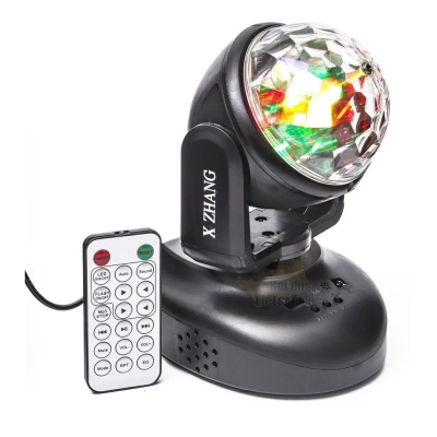 Proiector Disco LSY080 LED rotativ 360 cu telecomanda Proiector Disco LSY080 LED rotativ 360 cu telecomanda