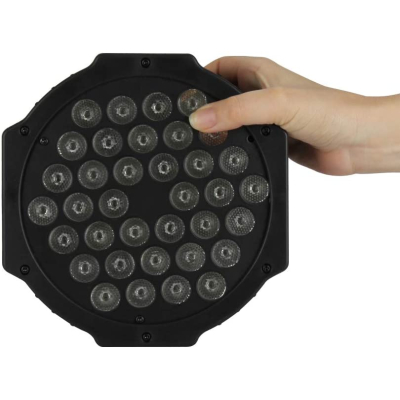 Proiector PAR 36 LED-uri Lumini Scena JOC de lumini Dj sau Club